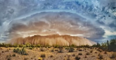 Dust storm in Arizona